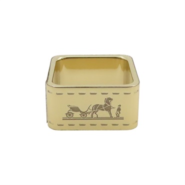 金色鍍金 Bolduc Sellier 90 絲巾扣【HERMES 愛馬仕】