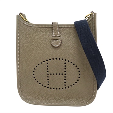 大象灰 TC牛皮 Evelyne 16 肩背包 K刻【HERMES 愛馬仕】