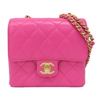 粉色牛皮 Mini 單肩鏈包 肩背包 A35200 [CHANEL 香奈兒] A35200