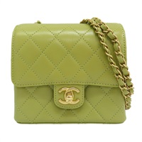 綠色牛皮 單肩鏈包 肩背包 [CHANEL 香奈兒]