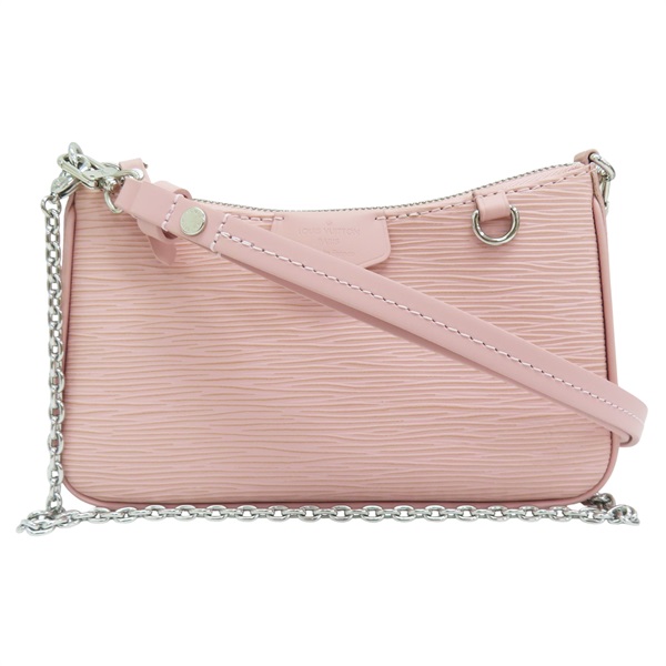 粉色 Epi 水波紋 Easy Pouch Strap 肩背包【LOUIS VUITTON LV 路易威登】 M80483