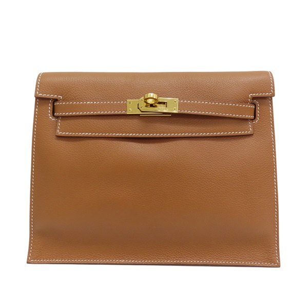 金棕色 Evercolor牛皮 Kelly Danse 肩背包 Z刻 金扣【HERMES 愛馬仕】