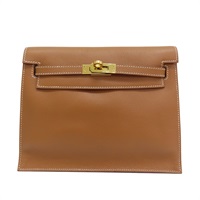 金棕色 Evercolor牛皮 Kelly Danse 肩背包 Z刻 金扣【HERMES 愛馬仕】