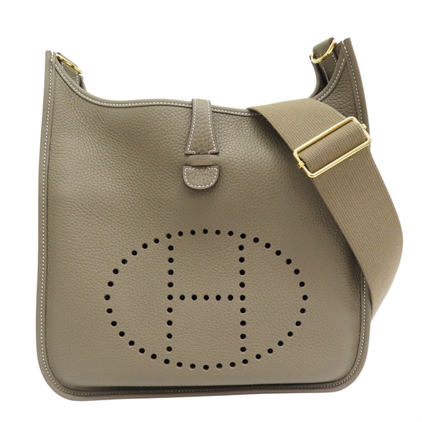 大象灰 TC牛皮 Evelyne 29 肩背包 W刻【HERMES 愛馬仕】