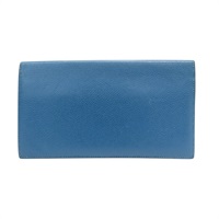 藍色牛皮 MC2 Fleming 二折長夾 □Q刻 【HERMES 愛馬仕】