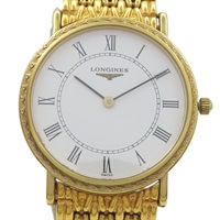 白色錶盤 金色不鏽鋼 grand classic 腕錶 L76802【LONGINES 浪琴】 L7 6802