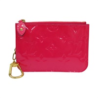 桃紅色 原花漆皮 Pochette cle 零錢包 M90312【LOUIS VUITTON LV 路易威登】 M90312