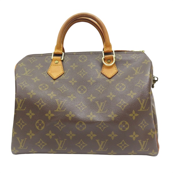 棕色 原花 PVC塗層帆布 Speedy 30 手提包【LOUIS VUITTON LV 路易威登】 M41526