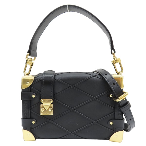 黑色 小羊皮 菱格 軟盒 Side Trunk PM 兩用包 M83030【LOUIS VUITTON LV 路易威登】 M83030