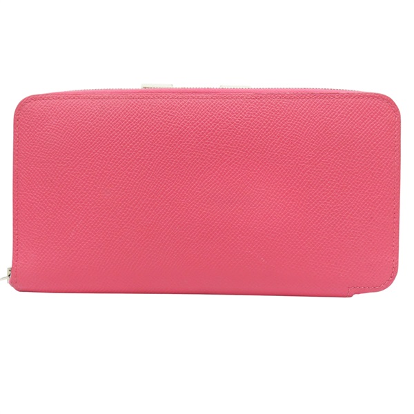 粉色 Epsom牛皮 Azap Silk'In 絲巾長夾 X刻【HERMES 愛馬仕】