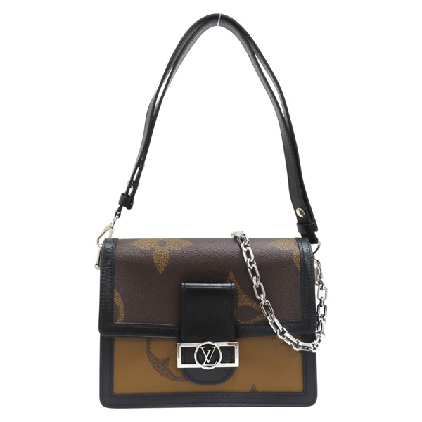 Dauphine MM 兩用包 棕色 原花帆布【LOUIS VUITTON LV 路易威登】 M44599