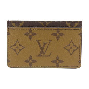 棕色 原花帆布 名片夾 卡夾【LOUIS VUITTON LV 路易威登】 M69161