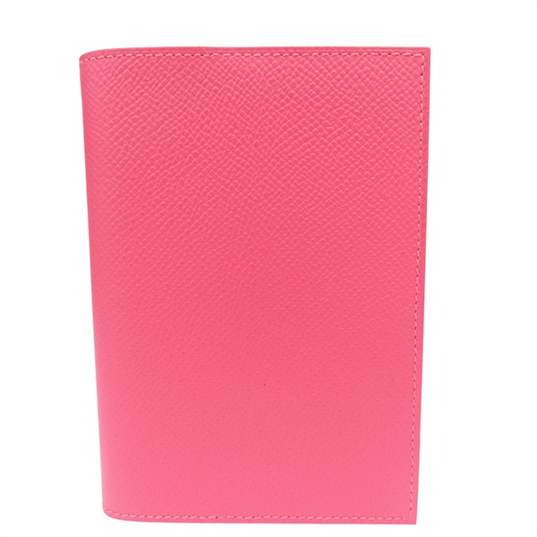 杜鵑粉 Epsom牛皮 Agcndo 萬用夾 C刻【HERMES 愛馬仕】