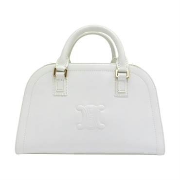 白色牛皮 手提包【CELINE 賽琳】
