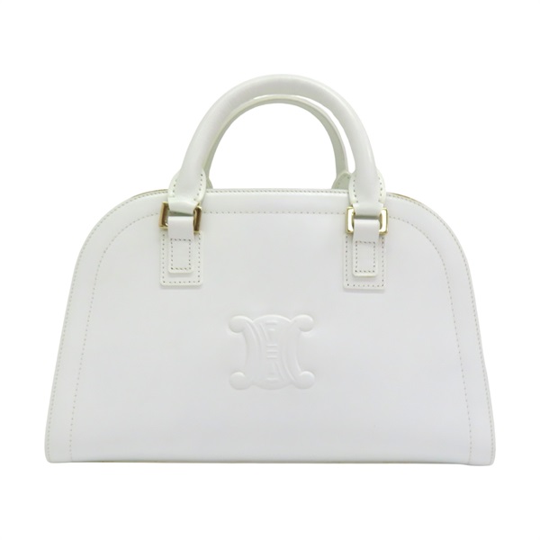 白色牛皮 手提包【CELINE 賽琳】