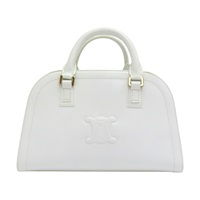 白色牛皮 手提包【CELINE 賽琳】