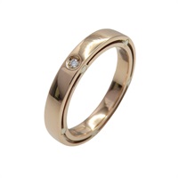 18K玫瑰金 鑽石 D.Side 戒指【DAMIANI 戴美安妮】