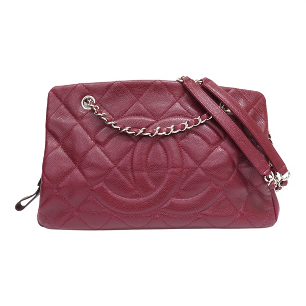 紅色牛皮 鍊帶肩背包【CHANEL 香奈兒】