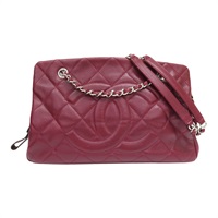 紅色牛皮 鍊帶肩背包【CHANEL 香奈兒】