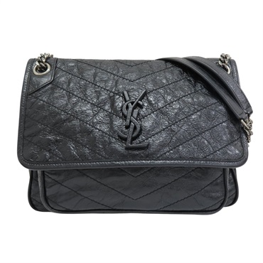 黑色牛皮 Niki 肩背包 498894【SAINT LAURENT YSL 聖羅蘭】 #498894