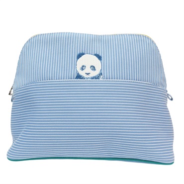 藍色 帆布 Bolide Passe Passe Case 收納包【HERMES 愛馬仕】