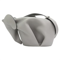 灰色 牛皮  兩用包【LOEWE 羅威】