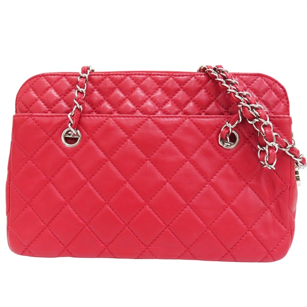 紅色 羊皮 鍊帶 肩背包【CHANEL 香奈兒】