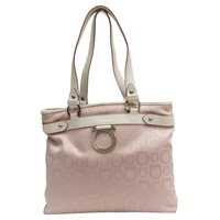 粉色 Gancini 帆布 手提包【Salvatore Ferragamo 費拉格慕】 FH-217298