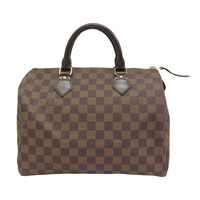 棕色 棋盤格帆布 Speedy30 手提包 無鎖匙組【LOUIS VUITTON LV 路易威登】 N41364