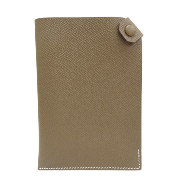 大象灰 EPSOM牛皮 護照夾 B刻【HERMES 愛馬仕】