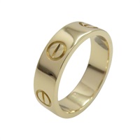 18K黃金 Love 戒指 53【Cartier 卡地亞】 B4084600