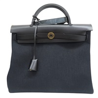 黑色 帆布 Herbag Zip 31 肩背包 K刻【HERMES 愛馬仕】