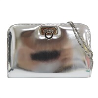 銀色漆皮 兩用包【Salvatore Ferragamo 菲拉格慕】