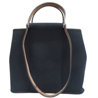 黑色 帆布 Cabag Elan PM 兩用包 M刻【HERMES 愛馬仕】