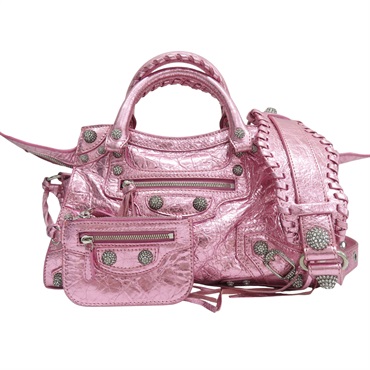 粉色 山羊皮 Neo Cagole 兩用包【BALENCIAGA 巴黎世家】 #700940