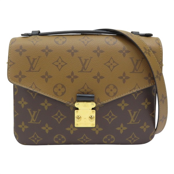 棕色 原花帆布 Pochette Metis 肩背包 M44876【LOUIS VUITTON LV 路易威登】 M44876