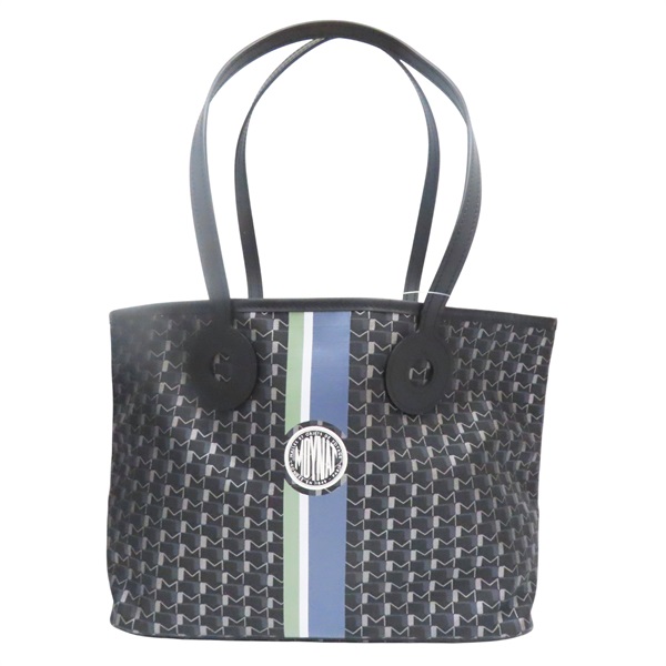 黑色 PVC帆布 肩背包【MOYNAT】