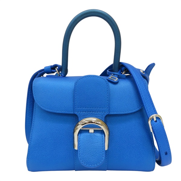 藍色牛皮 Brillant MINI 兩用包【Delvaux德爾沃】