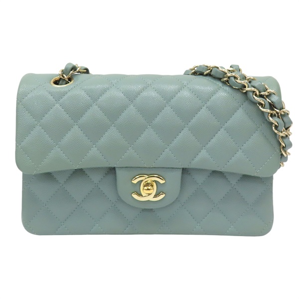 綠色 荔枝紋牛皮 CoCo 23 肩背包 A01113【CHANEL 香奈兒】 A01113