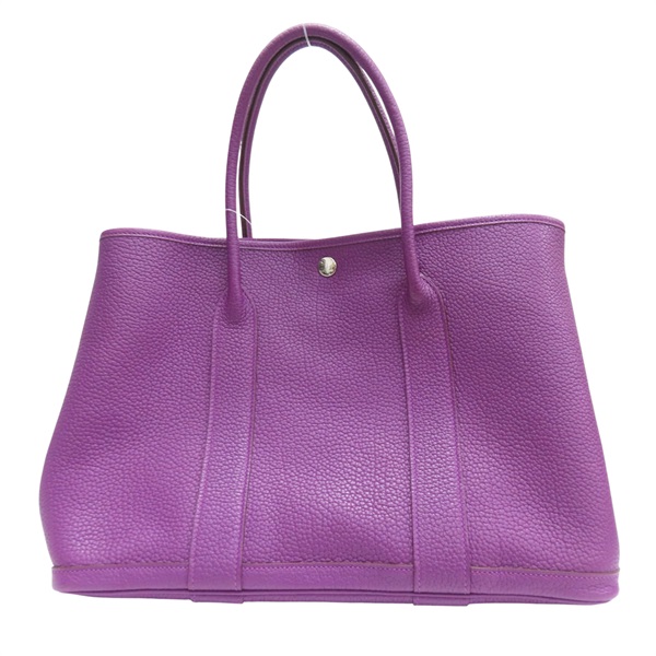 紫色 Negonda牛皮 Garden Party 36 手提包 口R刻【HERMES 愛馬仕】