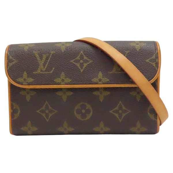 棕色 原花帆布 Pochette Florentine 腰包 M51855【LOUIS VUITTON LV 路易威登】 M51855