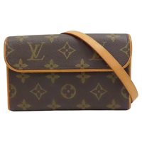 棕色 原花帆布 Pochette Florentine 腰包 M51855【LOUIS VUITTON LV 路易威登】 M51855