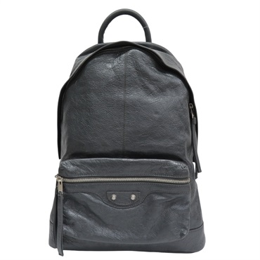 灰色 山羊皮 Classic 後背包【BALENCIAGA 巴黎世家】 435315
