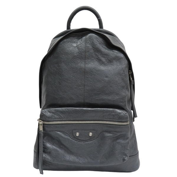灰色 山羊皮 Classic 後背包【BALENCIAGA 巴黎世家】 435315