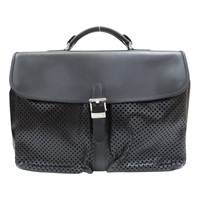 雙黑色 牛皮 公事包 手提包【MONTBLANC 萬寶龍】