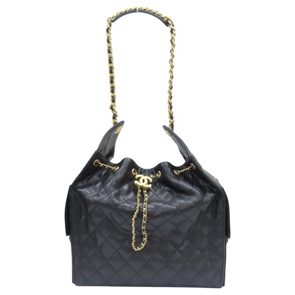 黑色 荔枝紋 牛皮 25包 中號 手提包 AS5311【CHANEL 香奈兒】 AS5311