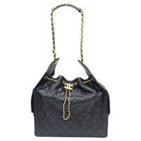 黑色 荔枝紋 牛皮 25包 中號 手提包 AS5311【CHANEL 香奈兒】 AS5311