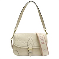 白色 牛皮壓紋 Diane 兩用包 M46388【LOUIS VUITTON LV 路易威登】 M46388