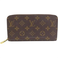 棕色 原花帆布 Zippy 拉鍊長夾 M41894【LOUIS VUITTON LV 路易威登】 M41894