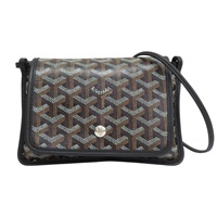 黑色 Goyardine帆布 Plumet 肩背包【GOYARD 高雅德】